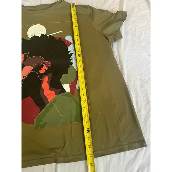 Black History Month T-shirt XXL green graphic design - Picture 4 of 5